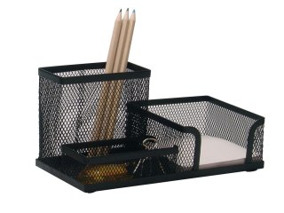 Przybornik na biurko czarny metal Q-Connect (KF16572)