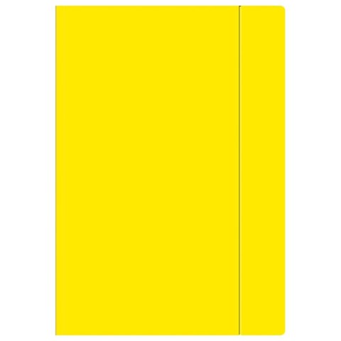 Teczka kartonowa na gumkę A3 mix Interdruk (TEGUFLUOA3)