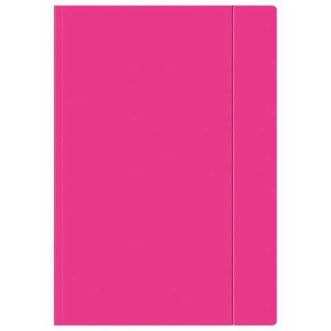 Teczka kartonowa na gumkę A3 mix Interdruk (TEGUFLUOA3)