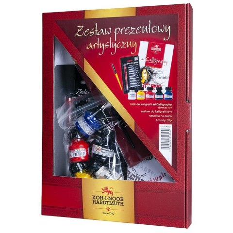 Zestaw plastyczny do kaligrafii z tuszem Koh-I-Noor