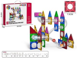 Klocki magnetyczne 74 elementy Adar (604865)