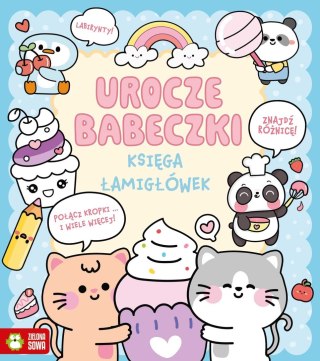 Książka dla dzieci Kawaii. Księga łamigłówek. Urocze babeczki Aksjomat