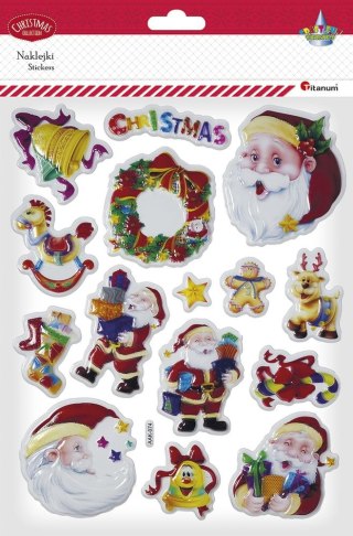 Naklejka (nalepka) Craft-Fun Series Boże Narodzenie wypukłe Titanum (AAK-074)