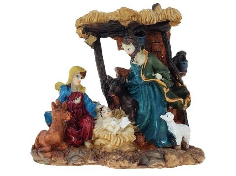 Ozdoba świąteczna szopka betlejemska 15x13x6cm Adar (596528)