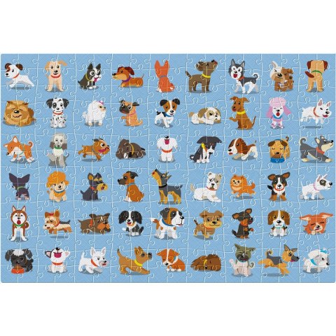 Puzzle KIDS 7 DOGS 5902277368980 250 el. Interdruk (250 el)