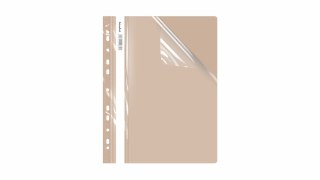 Skoroszyt ECOnomy A4 beżowa polipropylen PP Biurfol (STP-02-15)