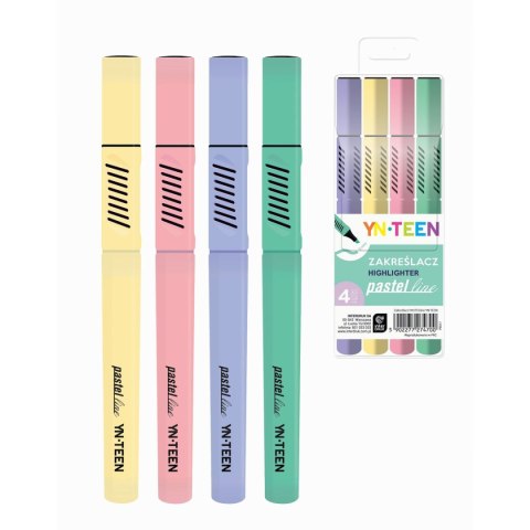 Zakreślacz PASTEL wkład mix 1,0-3,0mm Interdruk (IZAKPAS)