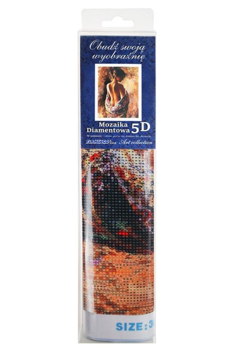 Zestaw kreatywny Diamentowa mozaika 30x40cm Akt kobiecy Flamingo Line (TSGK80509)