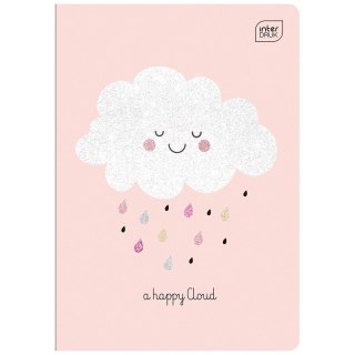 Zeszyt Glitter A5 32k. 70g trzy linie Interdruk (ZE32K=GLI)