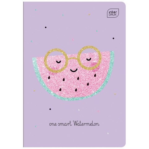 Zeszyt Glitter A5 32k. 70g trzy linie Interdruk (ZE32K=GLI)