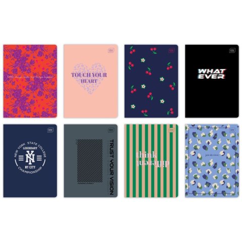 Zeszyt MAT+UV A5 60k. 70g krata Interdruk