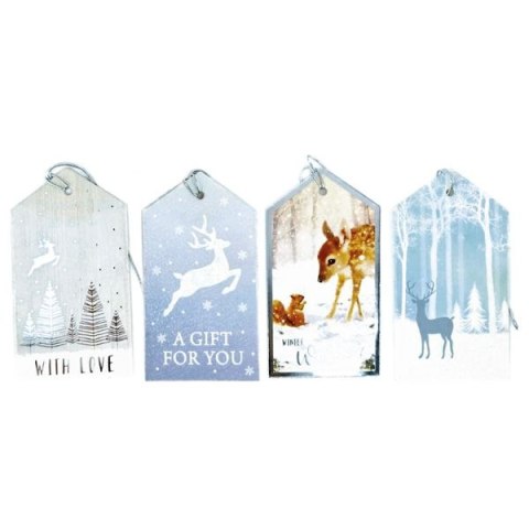 Bileciki do prezentów Craft-Fun Series srebrne Titanum (18TC106)