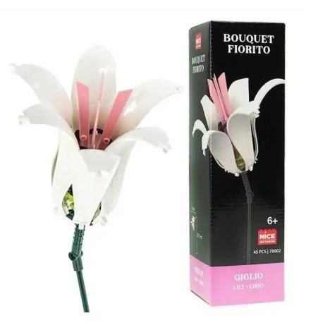 Klocki konstrukcyjne Mini Kwiatki lilia Nice Group (0027)