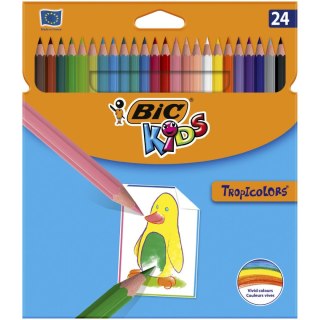 Kredki ołówkowe Tropicolors 2 24 kol 24 kol. Bic Kids (832568)