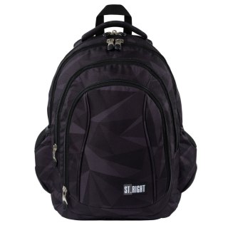 Plecak GEOMETRIC GREY 5903235673511 4-KOMORY St.Right (BP-04)