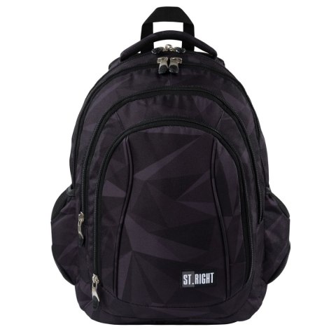 Plecak GEOMETRIC GREY 5903235673511 4-KOMORY St.Right (BP-04)