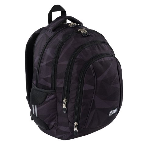 Plecak GEOMETRIC GREY 5903235673511 4-KOMORY St.Right (BP-04)