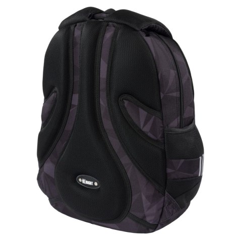 Plecak GEOMETRIC GREY 5903235673511 4-KOMORY St.Right (BP-04)