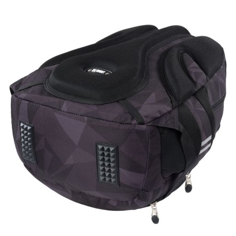 Plecak GEOMETRIC GREY 5903235673511 4-KOMORY St.Right (BP-04)