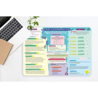 Podkład na biurko KWASY NIEORGANICZNE I WODOROTLENKI mix PVC PCW Henry (5905701481507)