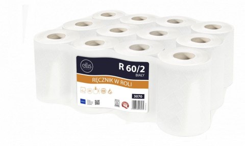Ręcznik rolka Professional celuloza kolor: biały Ellis (3070)
