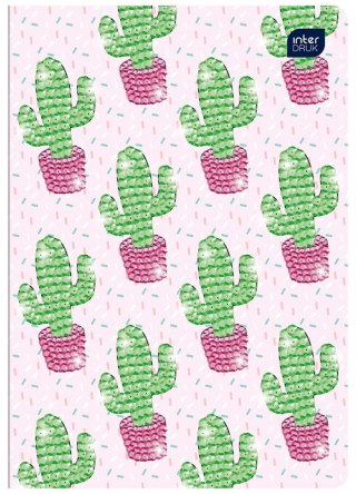 Zeszyt Fashion/sweety A5 16k. krata Interdruk (ZE16#401A)