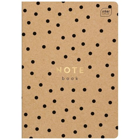 Zeszyt HS KRAFT A5 32k. 70g krata Interdruk (ZE32#BBT)