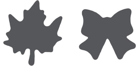 Dziurkacz ozdobny Craft-Fun Series wzór nr 4 (30+69E) liść klonu + kokardka Titanum (T-8202A-2-4)