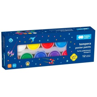 Farby plakatowe Pixi Planet kolor: różne 12 kolor. Happy Color (HA 3310 0025-PP12)