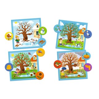 Gra edukacyjna ABC Malucha Pory roku Trefl (02906)