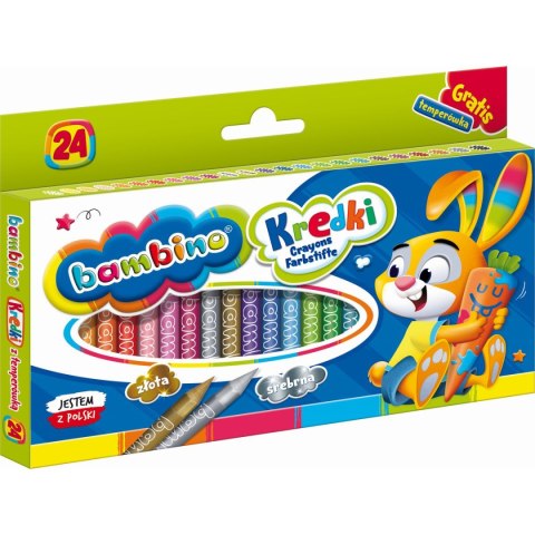 Kredki glinkowe Bambino 24 kol. St.Majewski