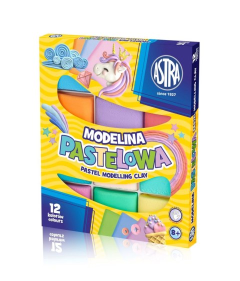 Modelina 12 kol. pastelowa Astra (304118007)