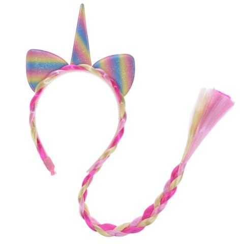 Opaska jednorożec z warkoczem Arpex (SR9229)