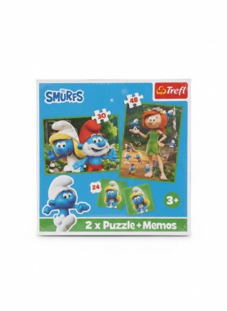Puzzle Wesołe zabawy Smerfów Trefl (93656)