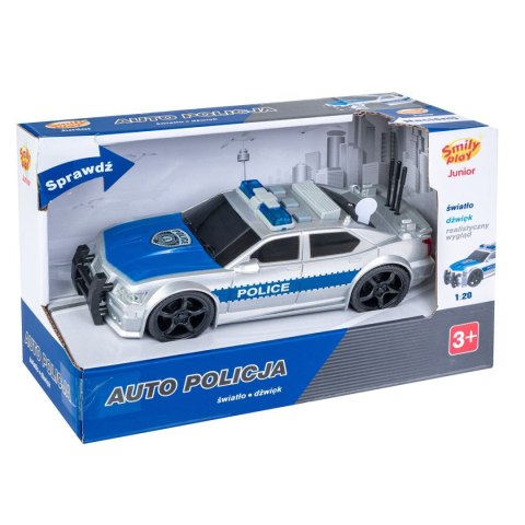 Samochód policyjny światło i dźwięk Anek (SP83987)