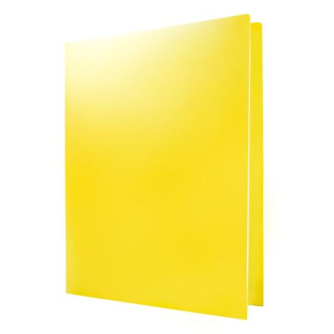 Skoroszyt 5903242103377 A4 żółty polipropylen PP Tetis (BT619-Y (120))