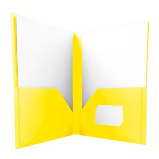Skoroszyt 5903242103377 A4 żółty polipropylen PP Tetis (BT619-Y (120))