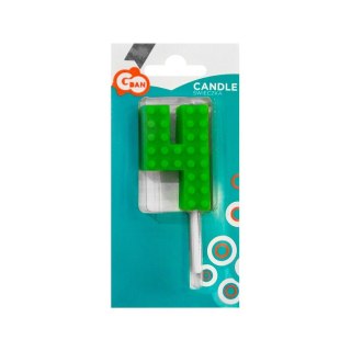 Świeczka urodzinowa klocki numer 4 Godan (7C-SUK4)