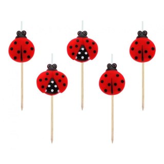 Świeczka urodzinowa pikery Biedronki, 5 szt. Godan (SF-PBIE)