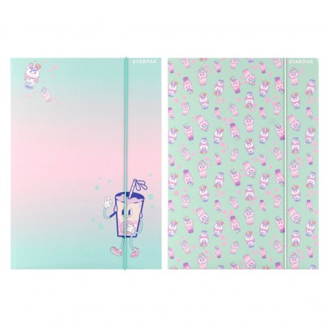 Teczka kartonowa na gumkę Bubble A4 mix Starpak (559725)