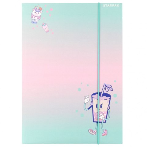 Teczka kartonowa na gumkę Bubble A4 mix Starpak (559725)