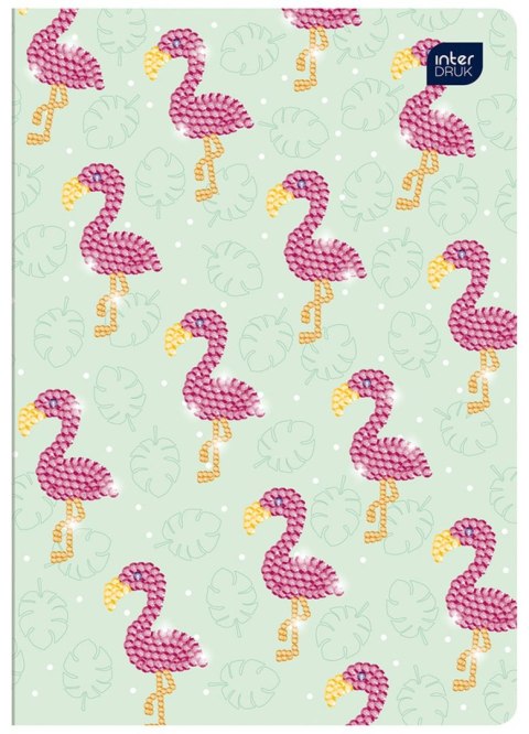 Zeszyt Fashion/sweety A5 16k. krata Interdruk (ZE16#401A)