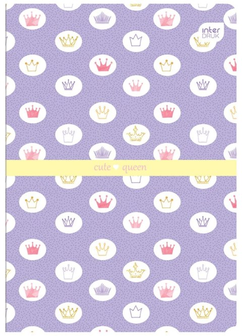 Zeszyt Fashion/sweety A5 16k. krata Interdruk (ZE16#401A)