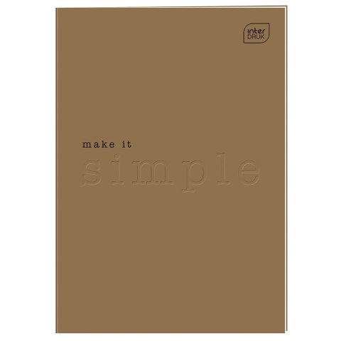 Zeszyt SIMPLE 59022777314239 A4 60k. 70g krata Interdruk (ZEA460#KARS)