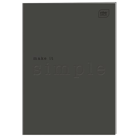 Zeszyt SIMPLE 59022777314239 A4 60k. 70g krata Interdruk (ZEA460#KARS)