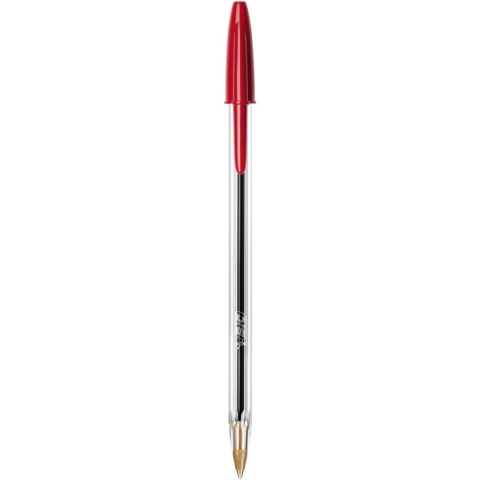 Długopis olejowy Cristal wkład czerwony 1,0mm Bic