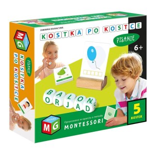 Gra edukacyjna KOSTKA PO KOSTCE - PISANIE 5 KOSTKI Multigra