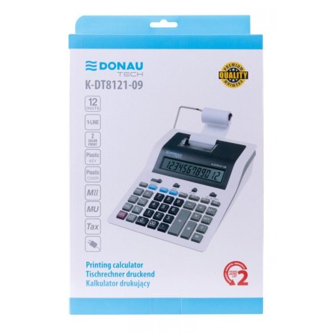 Kalkulator na biurko drukujący Donau Tech (K-DT8121-09)