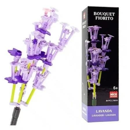 Klocki konstrukcyjne Mini kwiat LAWENDA Nice Group (0102)