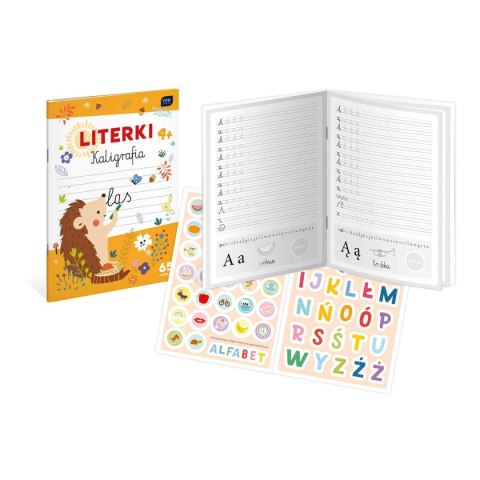 Kolorowanka so kaligrafii A4/16 Interdruk (z naklejkami)